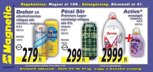 Magnetic akciós ujság - amely érvényes a következő dátumtól: 16.07.2025 | Oldal: 4