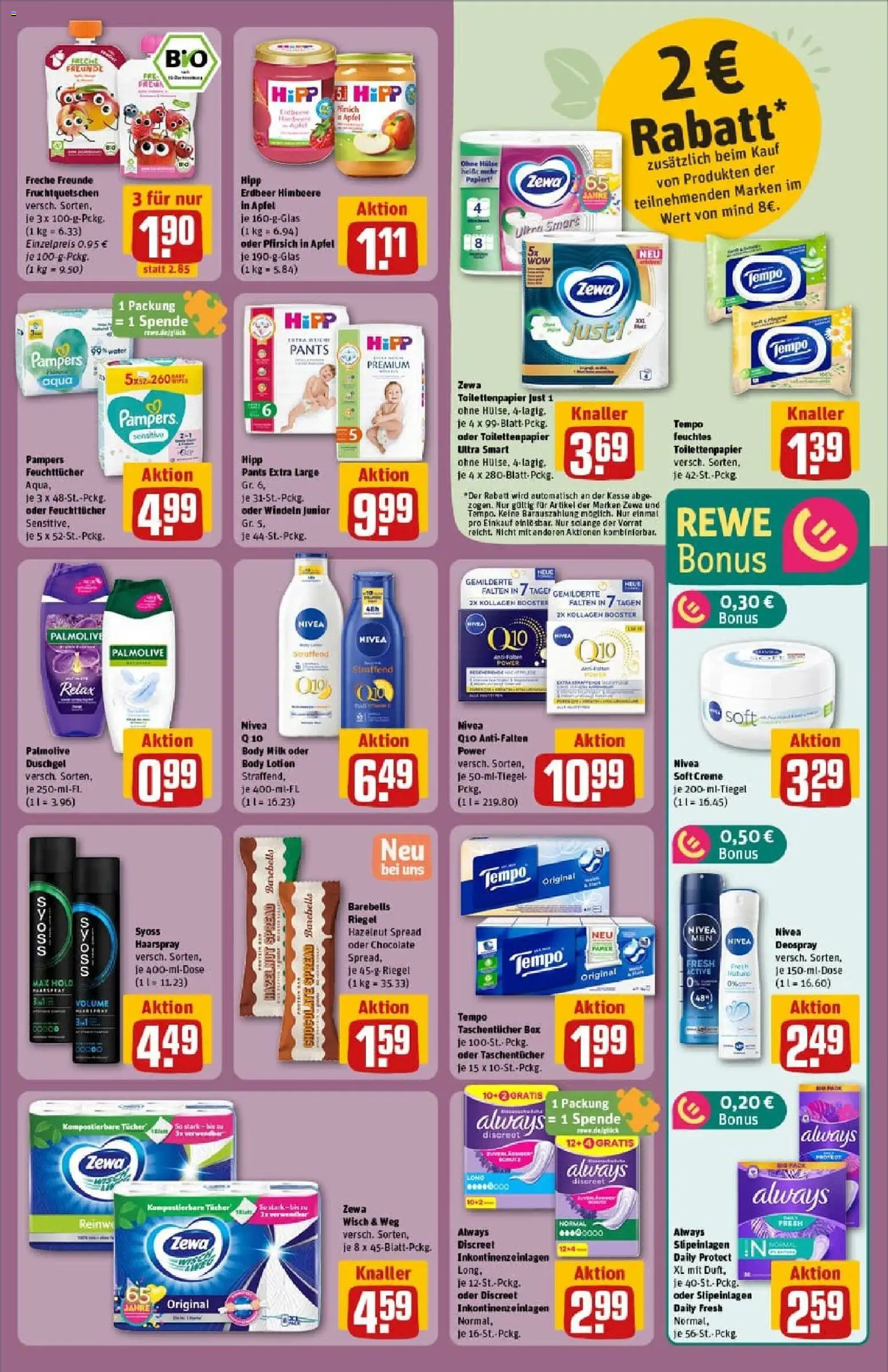 Rewe prospekt Hanau / Klein-Auheim	 – gültig ab 26.10.2025 | Seite: 27 | Produkte: Pampers, Duschgel, Deodorant, Body Lotion