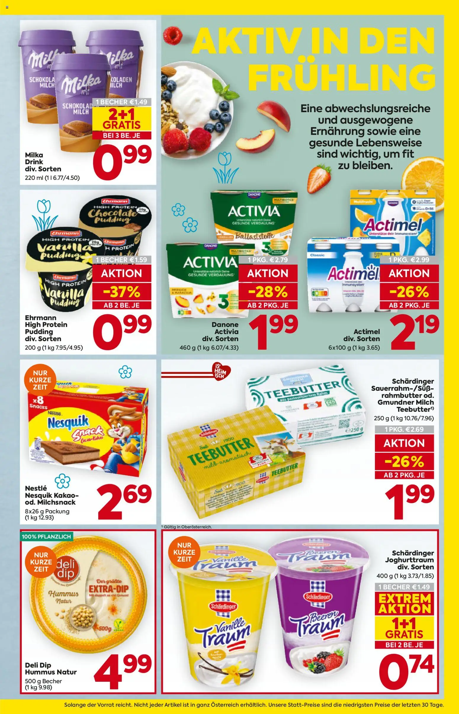 Billa Flugblatt - Oberösterreich gültig ab 26.02.2026 | Seite: 9 | Produkte: Milch, Schokolade