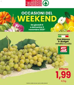 Anteprima del volantino Despar Weekend catalogo valido a partire dal 06.11.2025