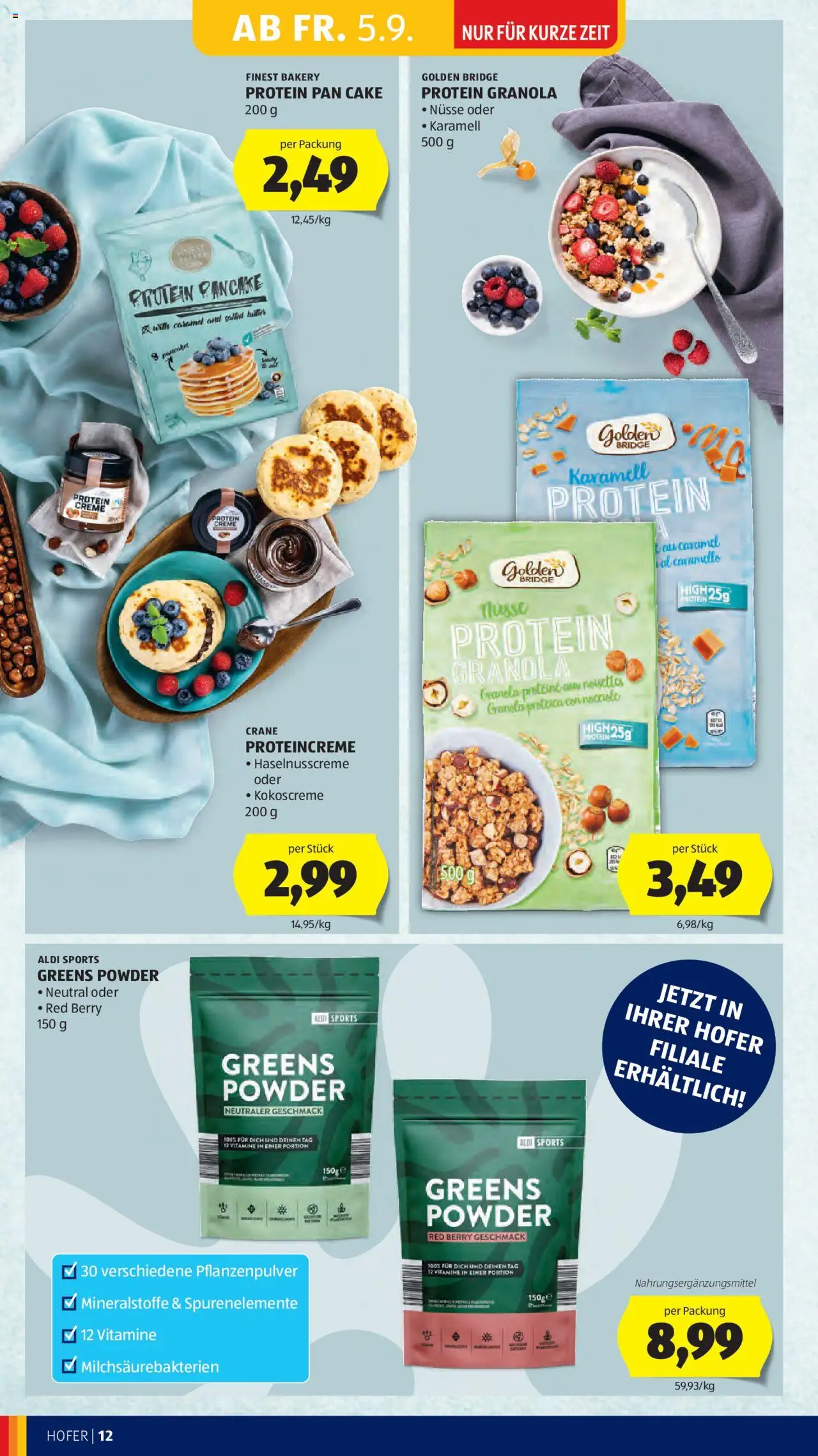 Hofer Reisen Flugblatt gültig ab 05.09.2025 | Seite: 14 | Produkte: Nüsse, Creme