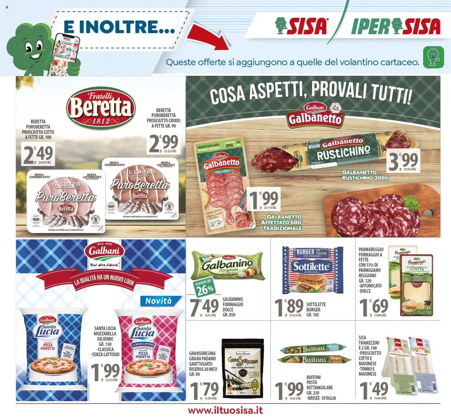 Volantino SISA del 25.11.2025 | Pagina: 20 | Prodotti: Pizza, Latte, Tonno, Ascia