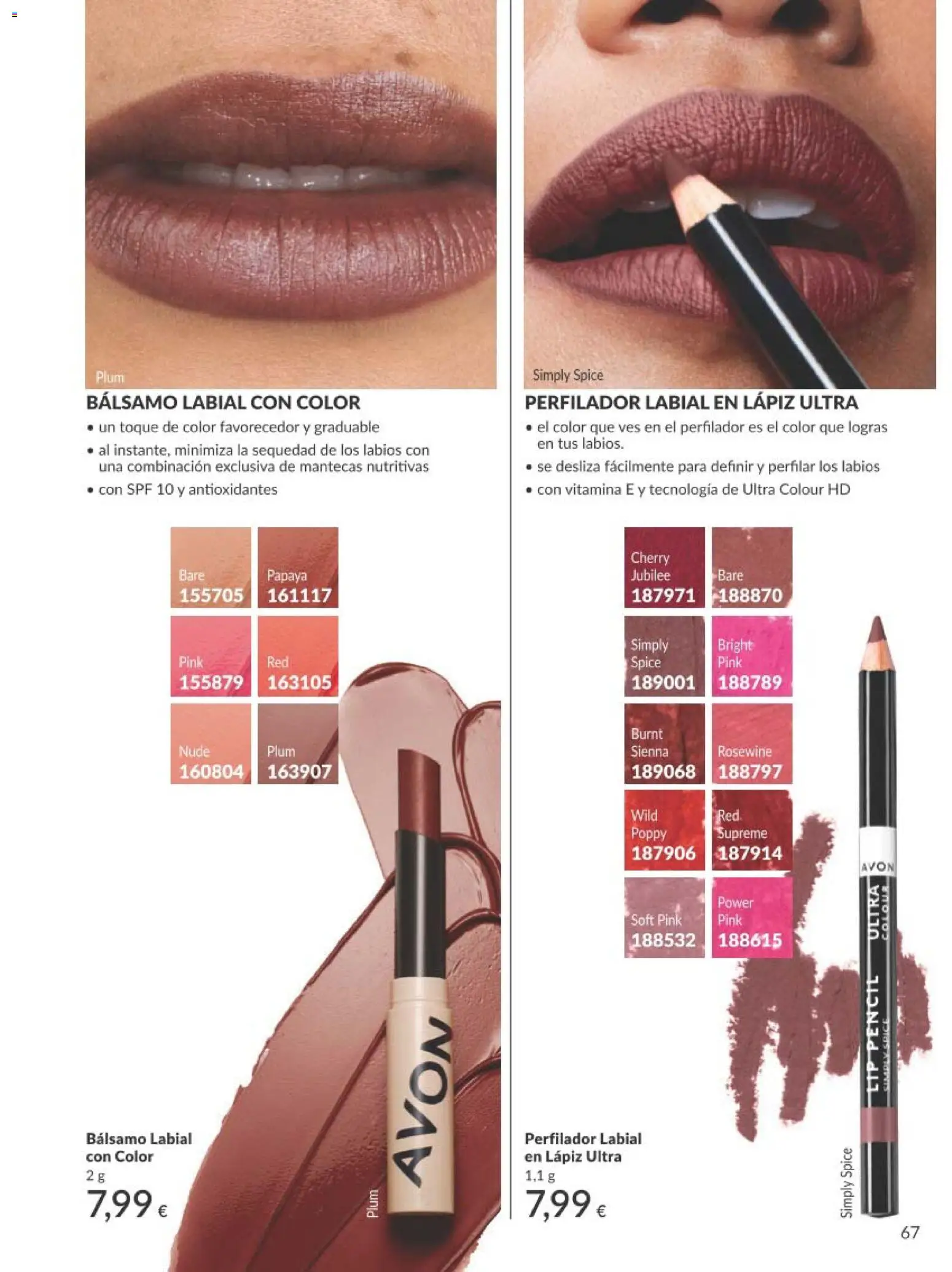Catálogo AVON campaña 11 Black Friday │ válido desde el 01.11.2025 | Página: 67 | Productos: Bálsamo labial