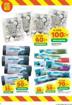 Coop Forum reklamblad aktuell från 01.09.2025 | Sida: 6 | Produkter: Avfallspåsar, Värmeljus