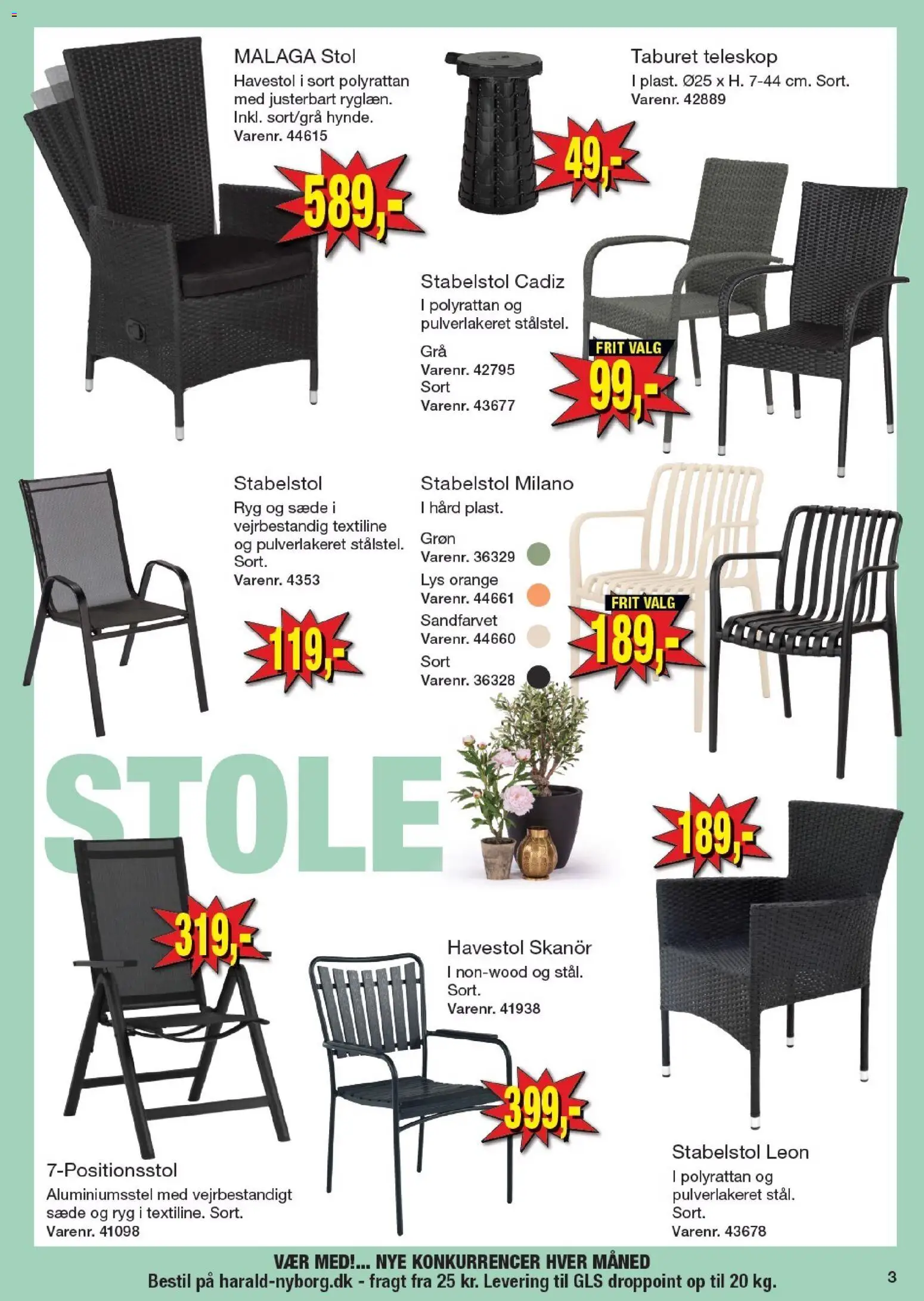 Harald Nyborg tilbudsavis – gyldig fra 23.04.2026 | Side: 77 | Produkter: Stol