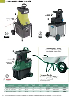 Castorama - Prévisualisation de Castorama Outils motorisés de jardin et nettoyeurs haute pression valide à partir de 26.02.2026 | Page: 24 | Produits: Broyeur, Brouette, Portable