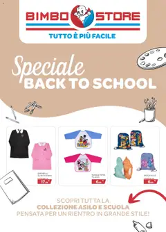 Anteprima del volantino Volantino Bimbo store	 valido a partire dal 26.08.2025