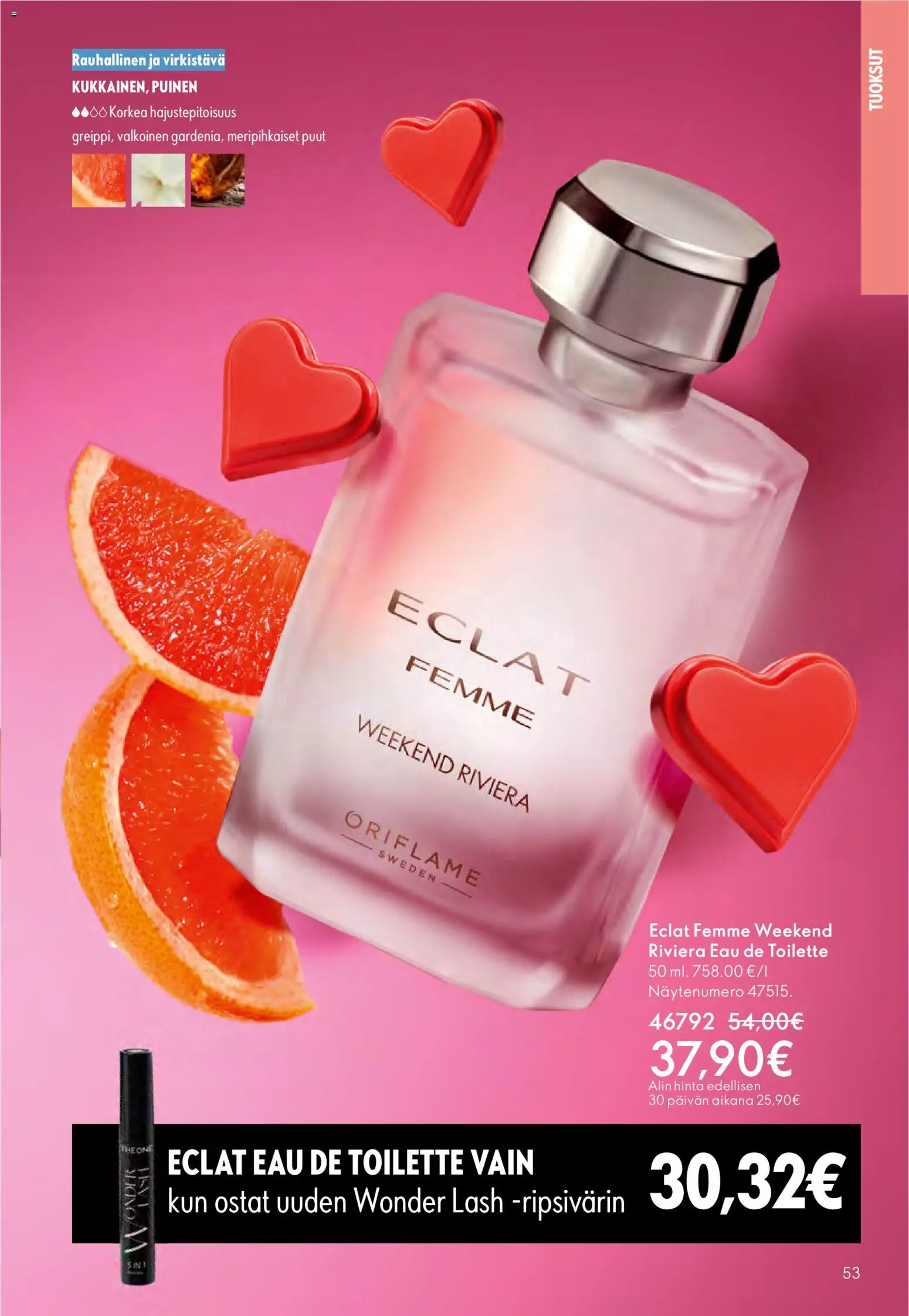 Oriflame - Esite 02 – voimassa 28.01.2026 alkaen | Sivu: 53 | Tuotteet: Eau de toilette