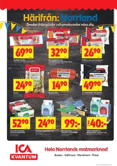 ICA Kvantum - Boden - Förhandsvisning av reklamblad från butik ICA Kvantum aktuell från 02.03.2026 | Sida: 8 | Produkter: Bacon, Falukorv, Ost, Papper