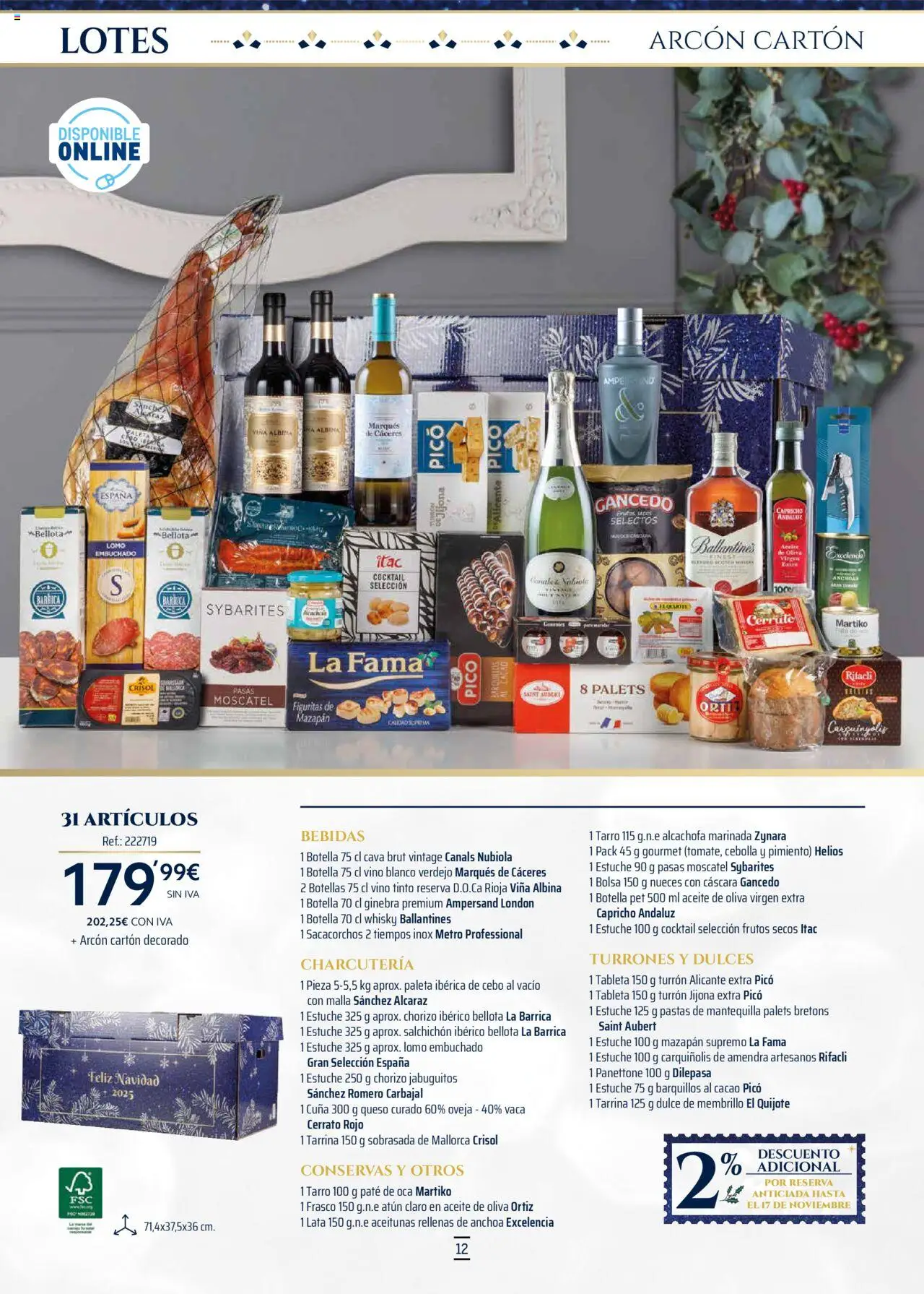 Makro - Lotes y cestas Norte 2 │ válido desde el 04.10.2025 | Página: 12 | Productos: Ginebra, Aceite de oliva, Παγωμένο τσάι, Cuna