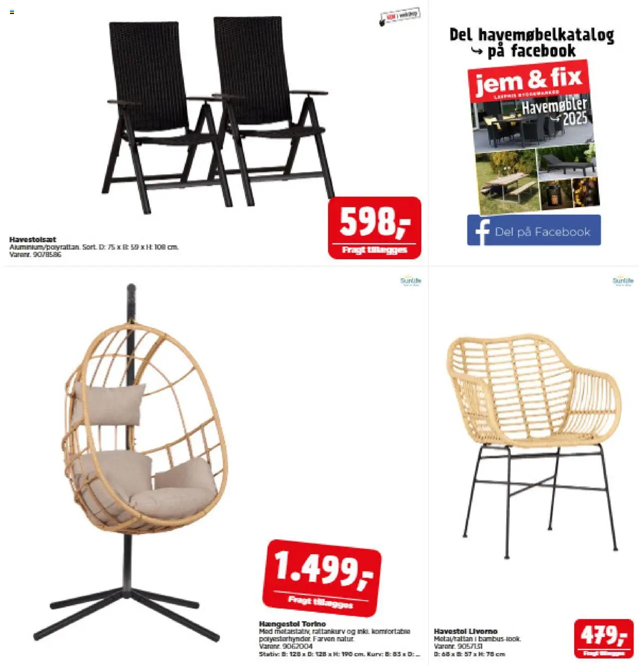 Jem & fix Tilbudsavis gyldig fra 13.03.2025 | Side: 8 | Produkter: Havemøbler, Kurv