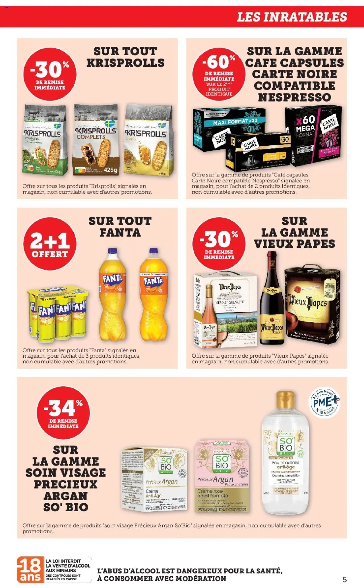 {H1} | Page: 5 | Produits: Eau micellaire, Café, Crème