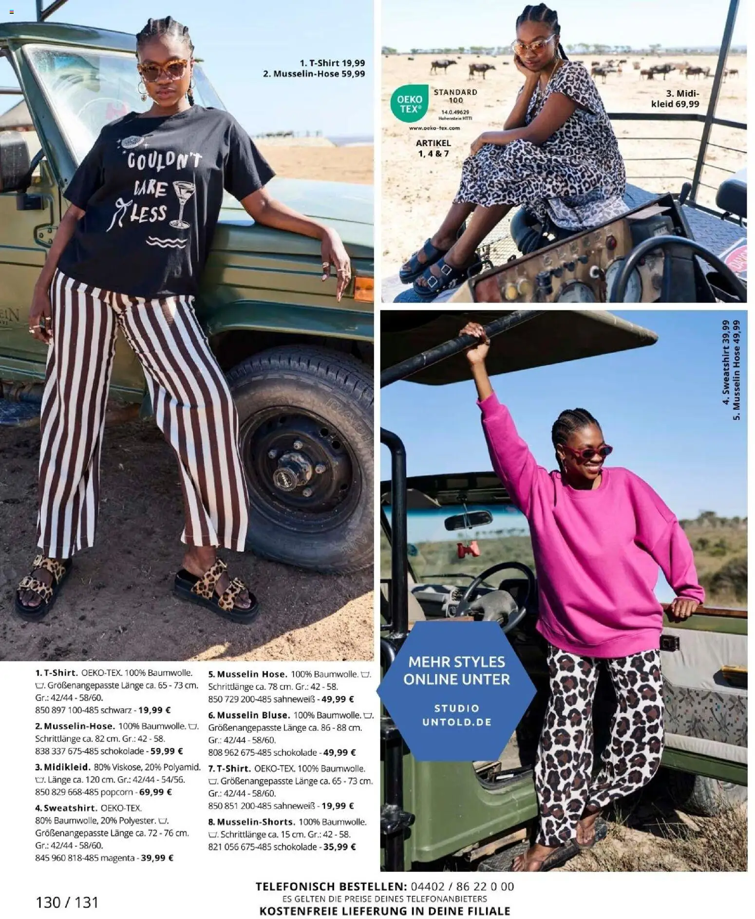 Ulla Popken akciós ujság - amely érvényes a következő dátumtól: 01.05.2026 | Oldal: 130 | Termékek: Popcorn