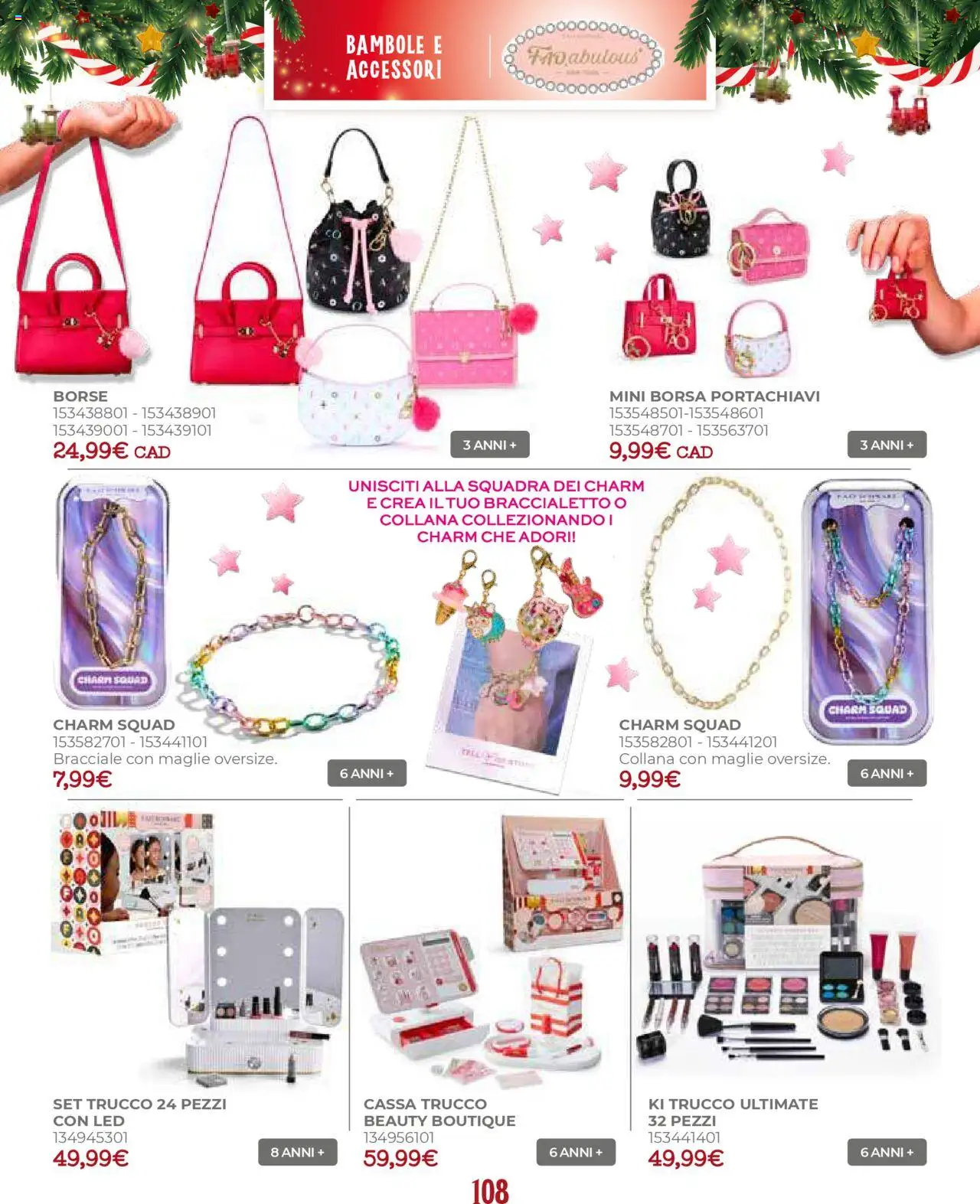 Volantino Toys Center del 17.10.2025 | Pagina: 110 | Prodotti: Bracciale, Collana, Borsa, Trucco