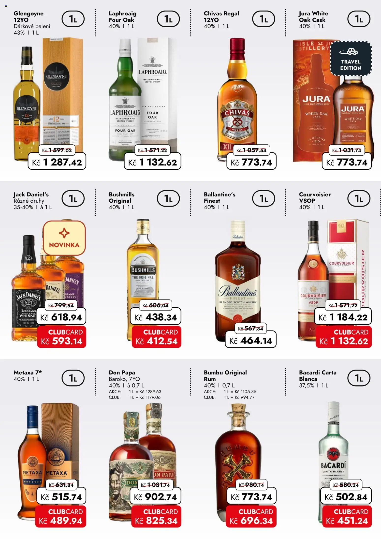 Travel Free leták od 17.04.2026 | Strana: 2 | Produkty: Whisky, Ballantine's, Bushmills, Regál