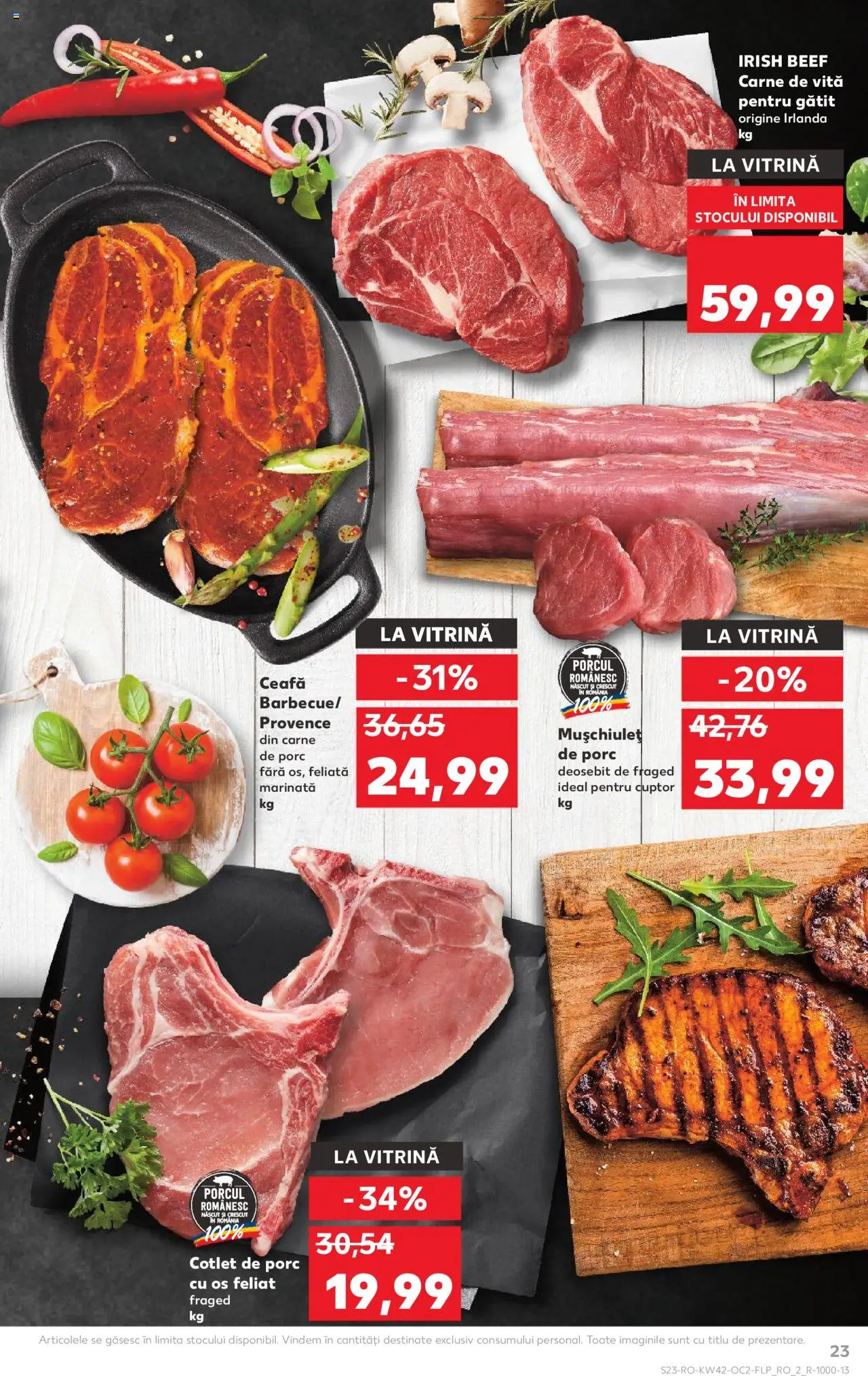 Kaufland RO akciós ujság - amely érvényes a következő dátumtól: 15.10.2025 | Oldal: 23