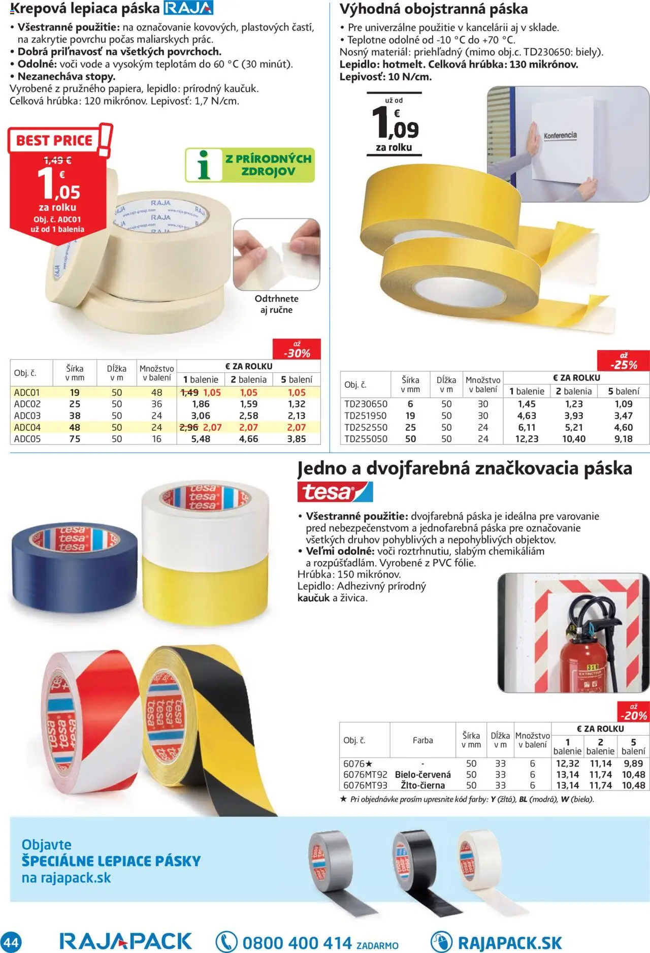 Nové Raja akcie – leták je platný od 01.09.2025 | Strana: 44