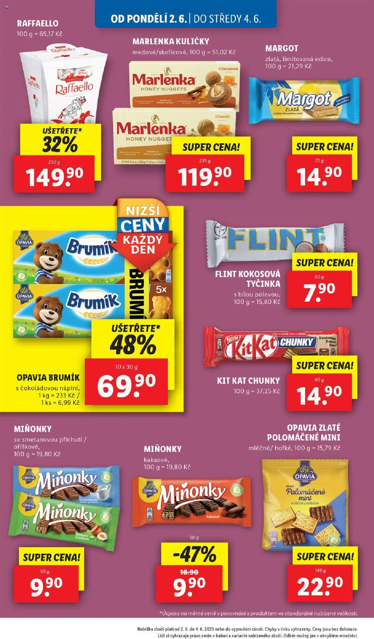 Lidl leták od 02.06.2025 | Strana: 22 | Produkty: Marlenka kuličky, Kuličky, Brumik, Marlenka