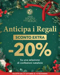 Anteprima del volantino Yves Rocher Sconto Extra catalogo valido a partire dal 31.10.2025