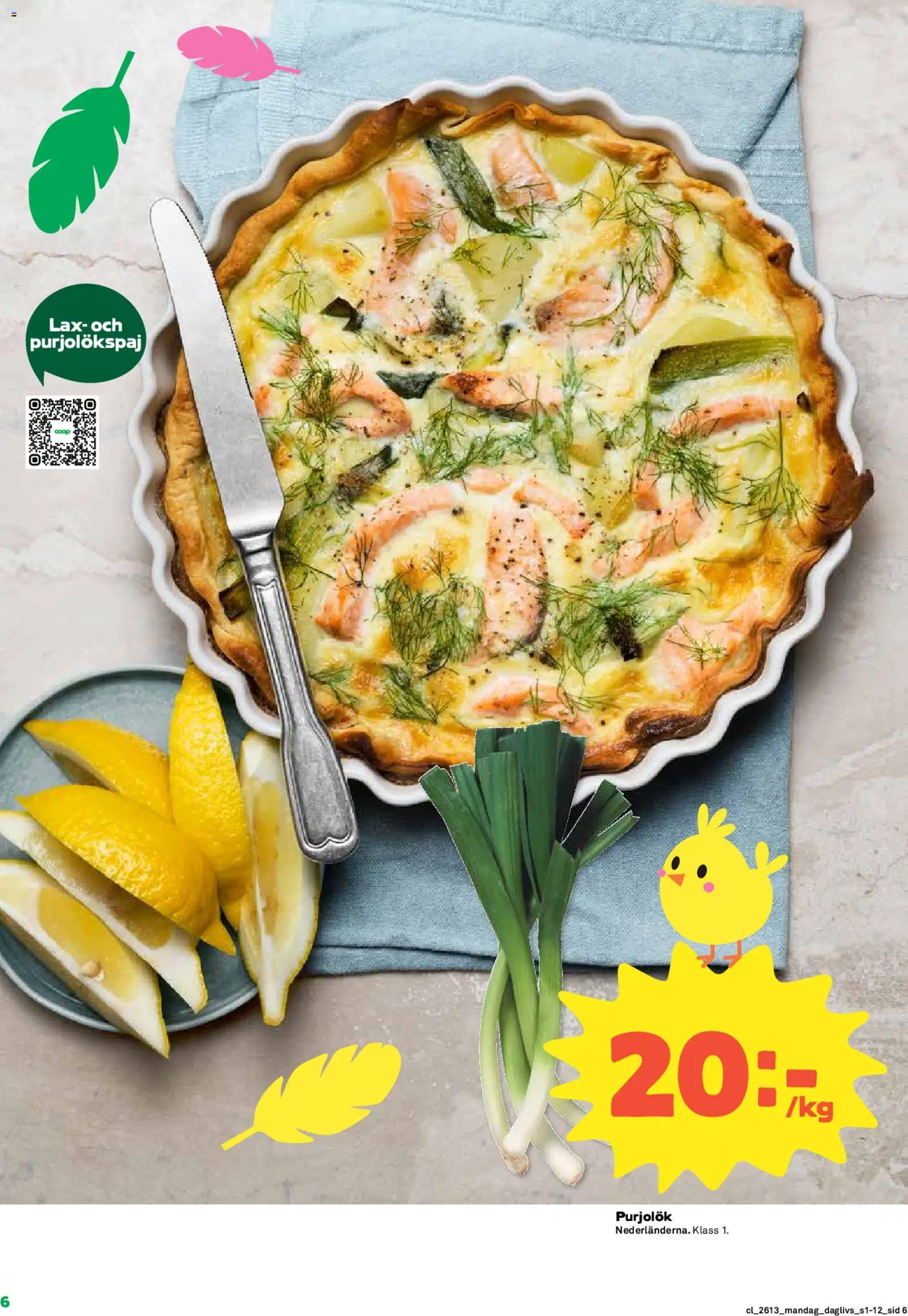 Coop Daglivs reklamblad aktuell från 23.03.2026 | Sida: 6 | Produkter: Lax