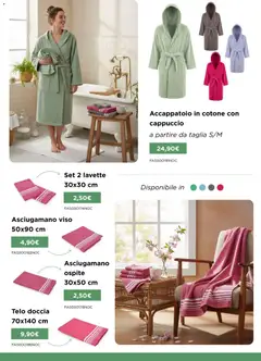 Anteprima del volantino Kasanova volantino valido a partire dal 21.03.2026 | Pagina: 22 | Prodotti: Accappatoio, Cappuccio, Asciugamano, Doccia
