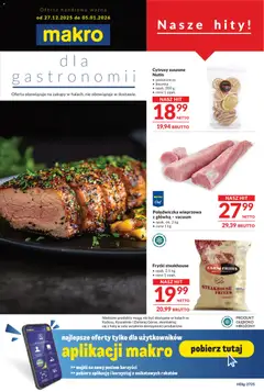 Pogląd oferty "Makro Gazetka - Oferta dla gastronomii" - ważna od 27.12.2025