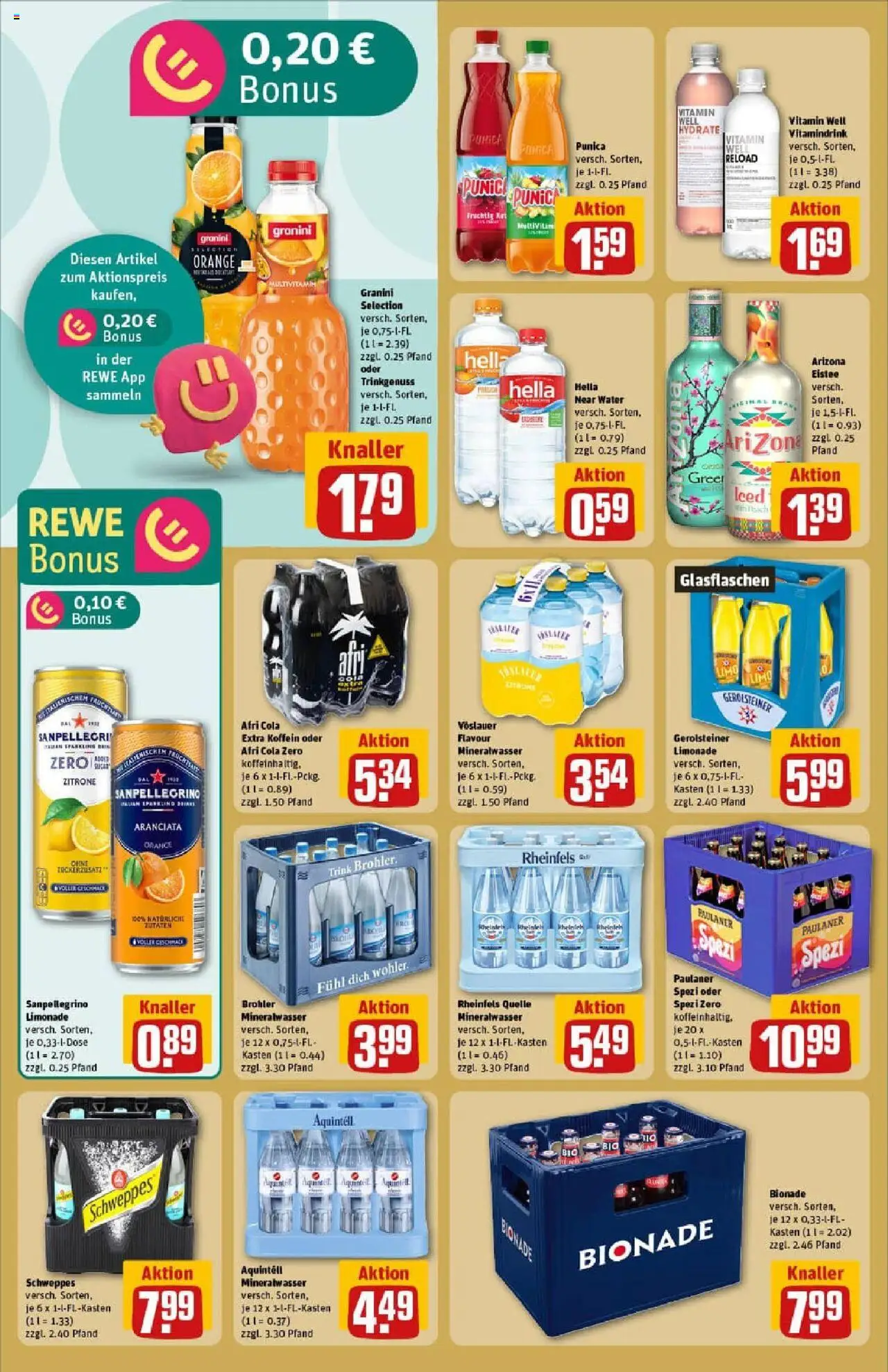 Rewe prospekt Bergneustadt	 - gültig ab dem 29.06.2025 | Seite: 26 | Produkte: Bionade, Mineralwasser, Rheinfels quelle, Gerolsteiner