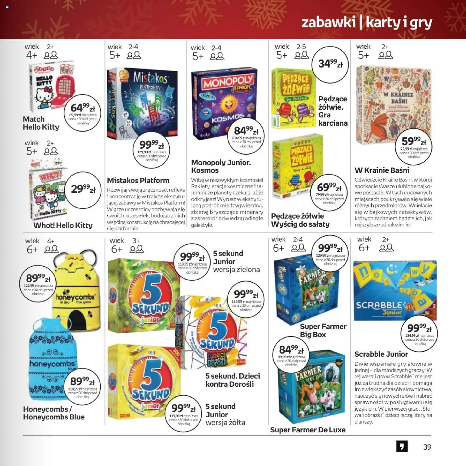 Empik promocje - Xmas Zabawki od 26.11.2025 | Strona: 39 | Produkty: Gra, Gry