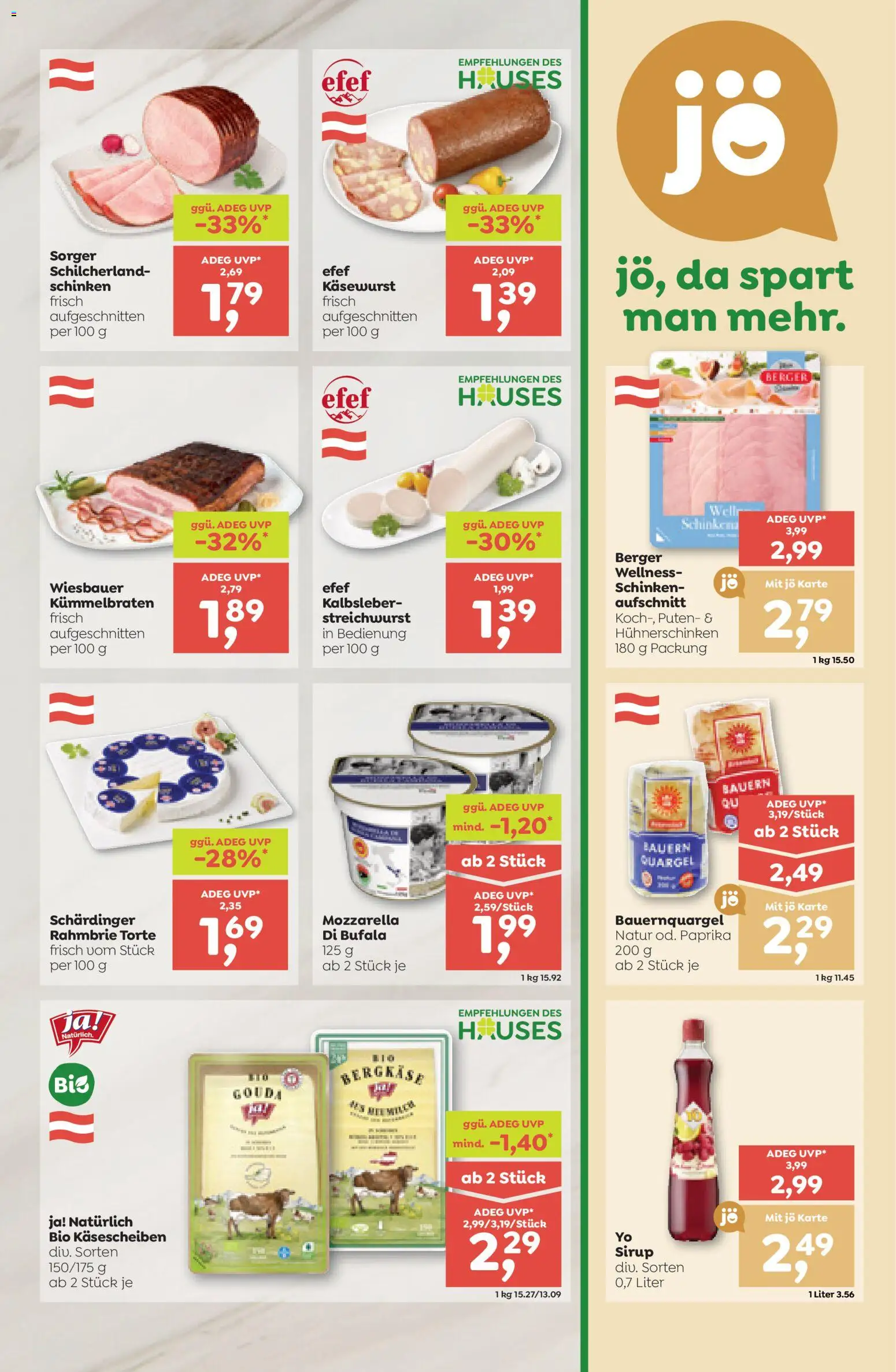 ADEG Flugblatt gültig ab 23.04.2026 | Seite: 5 | Produkte: Schinken