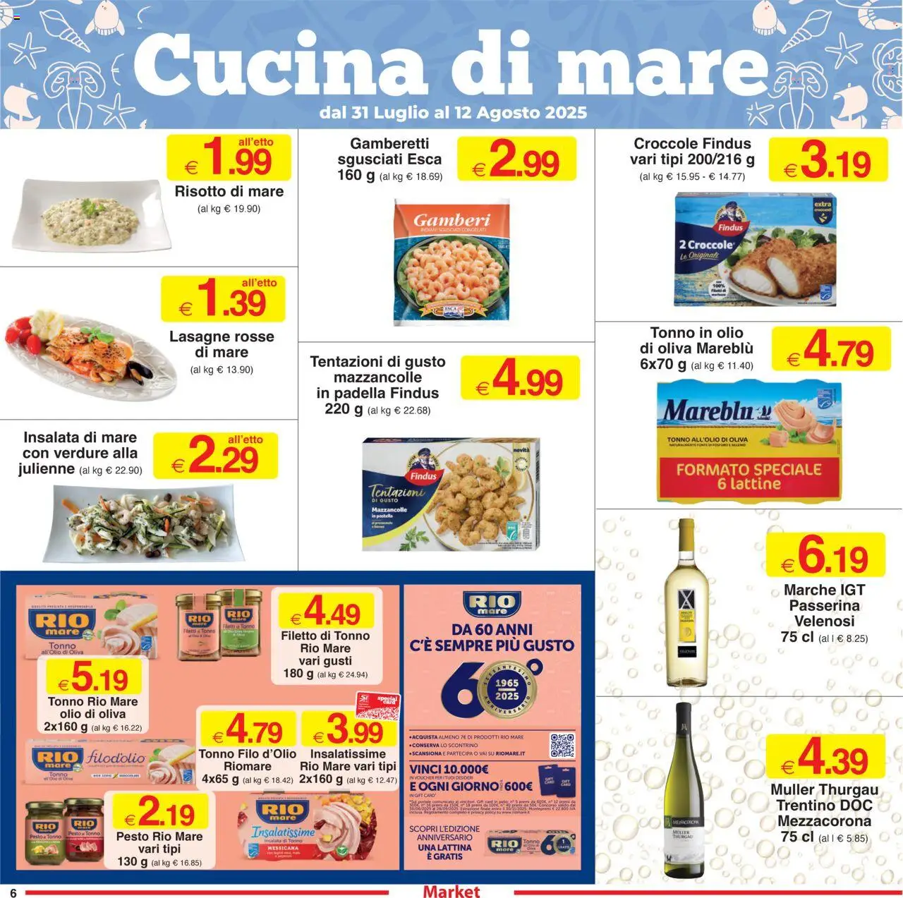 Volantino Sì con Te del 31.07.2025 | Pagina: 6 | Prodotti: Insalata, Verdure, Olio, Padella