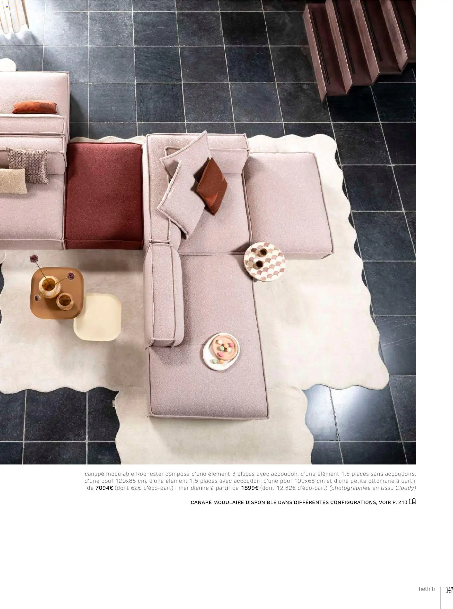 {H1} | Page: 147 | Produits: Canapé