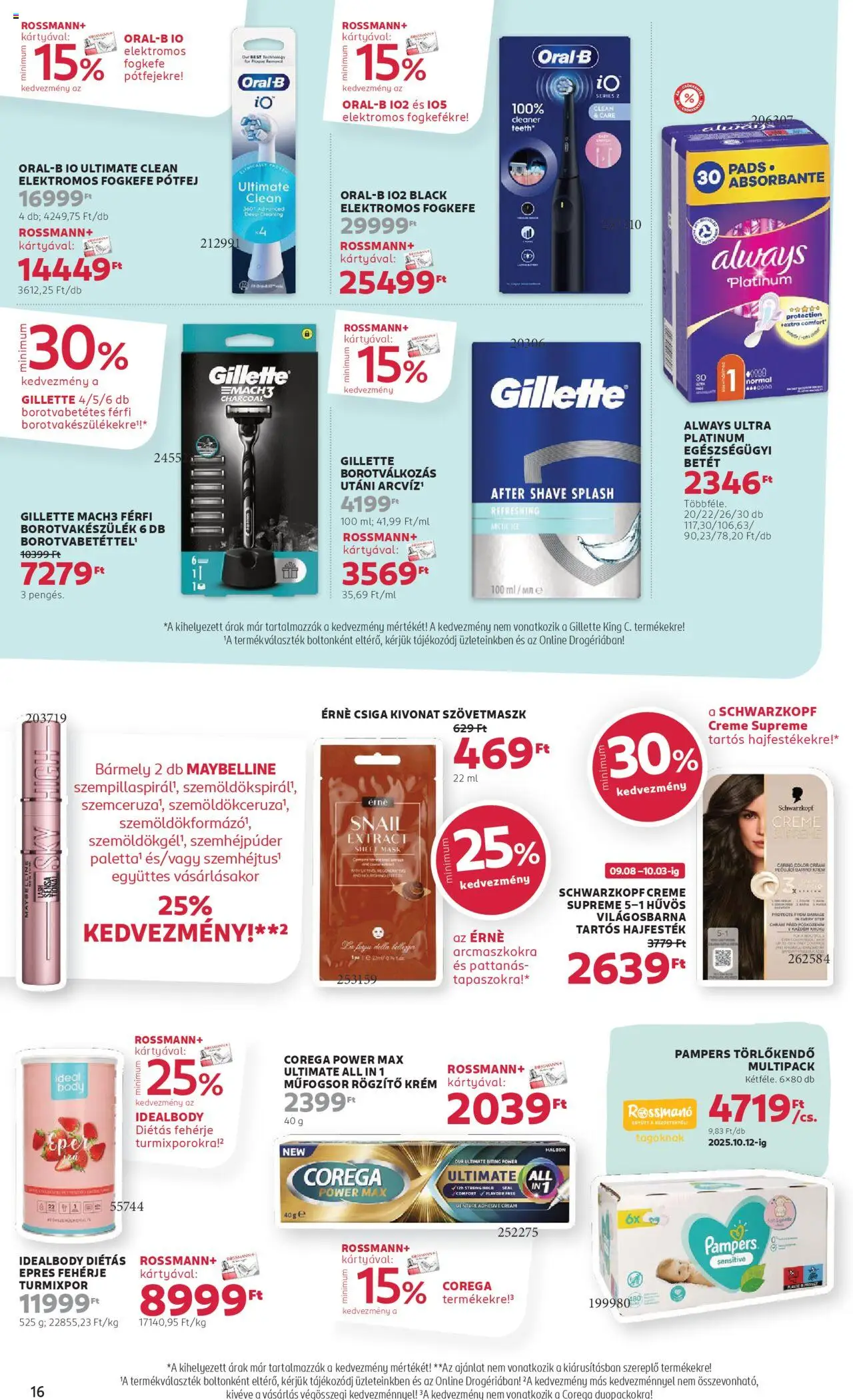 Rossmann akciós ujság - amely érvényes a következő dátumtól: 22.09.2025 | Oldal: 18 | Termékek: Pampers, Body, Hajfesték, Eper