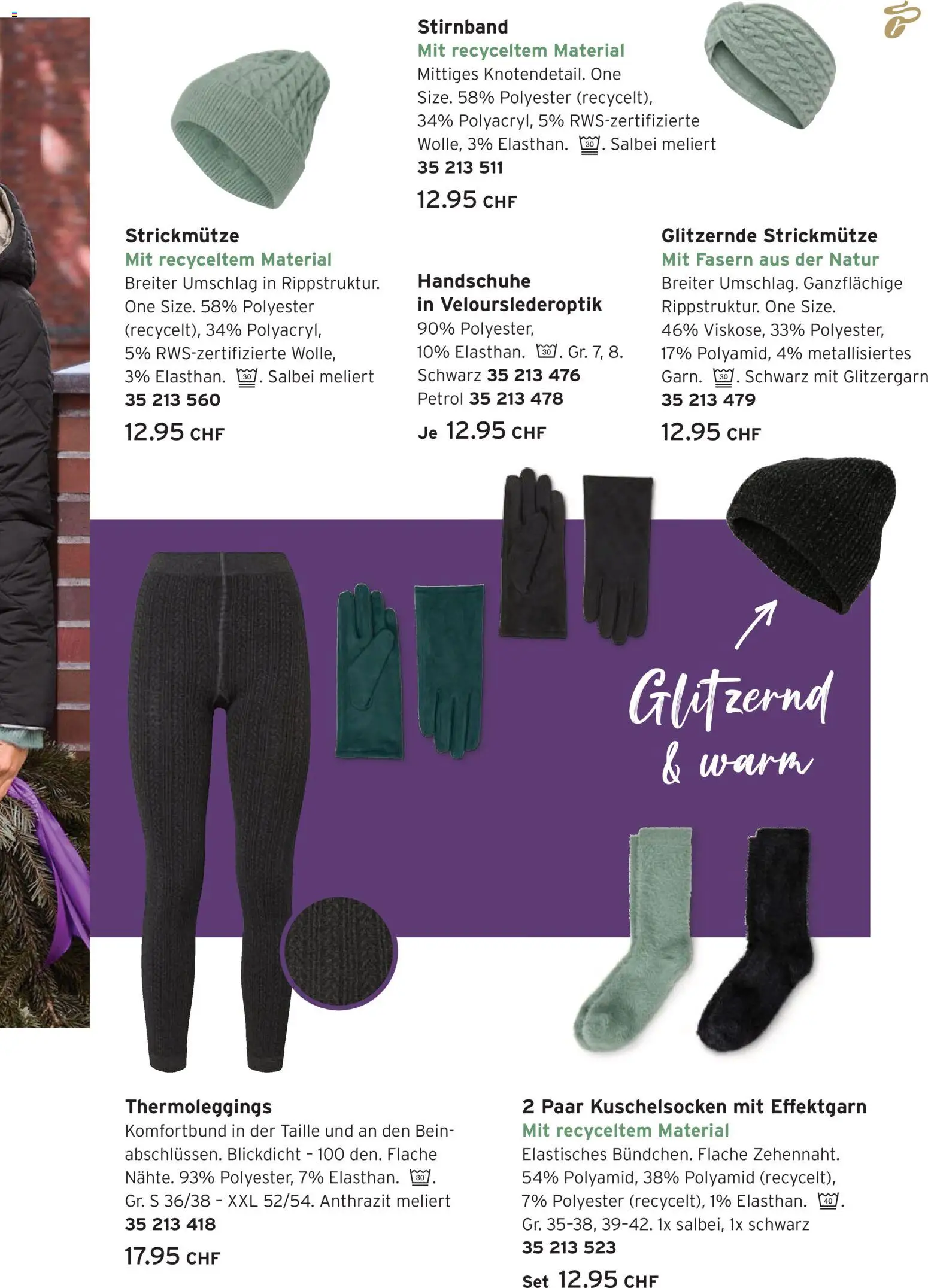 Tchibo Aktionen Freude – gültig ab 12.11.2025 | Seite: 7 | Produkte: Handschuhe