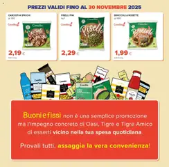 Anteprima del volantino Oasi Prezzi Ribassati catalogo valido a partire dal 09.10.2025 | Pagina: 11 | Prodotti: Riso, Carciofi, Piselli, Penne