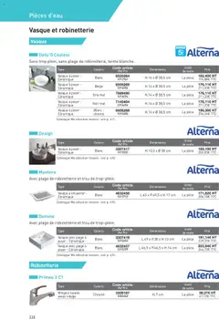 Point.P - Prévisualisation de Point.P catalogue Revêtements Habitat et tertiaire 2025 valide à partir de 11.07.2025 | Page: 338 | Produits: Lavabo