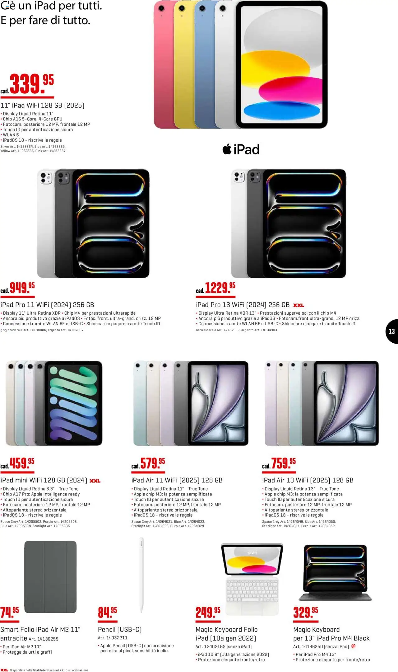 Interdiscount Aktionen Brand Love IT – gültig ab 08.09.2025 | Seite: 13 | Produkte: Apple, Ipad