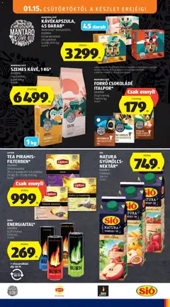 Aldi Akciós újság - amely érvényes a következő dátumtól: 15.01.2026 | Oldal: 21