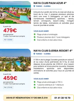 Auchan - Auchan voyages : vacances en Tunisie - Voorbeeld van een folder van Auchan, geldig van 01.03.2026 | Pagina: 6 | Producten: La, Bord