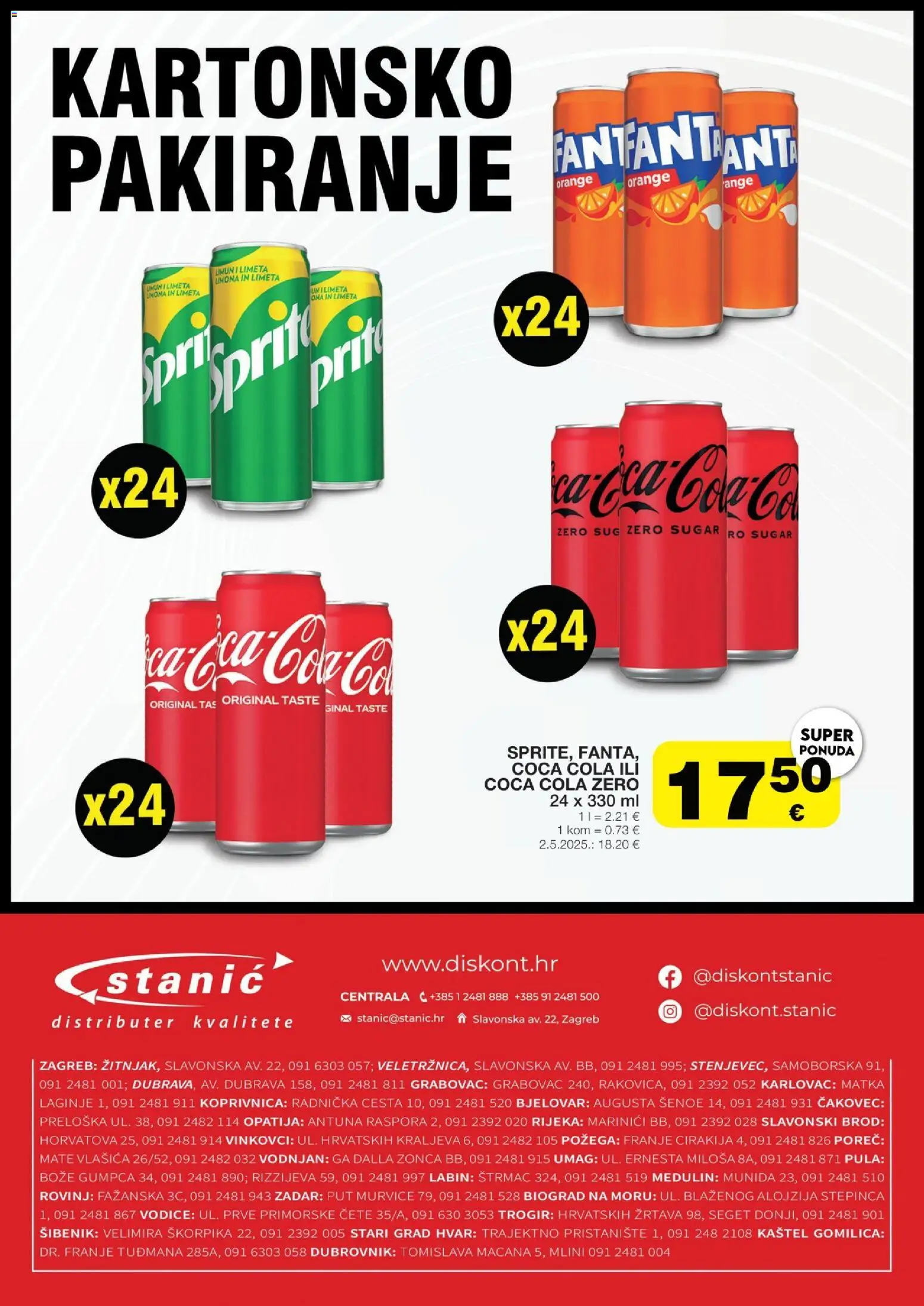 Stanić Diskont katalog | vrijedi od 12.02.2026 | Stranica: 8 | Proizvodi: Coca cola, Limun, Limeta