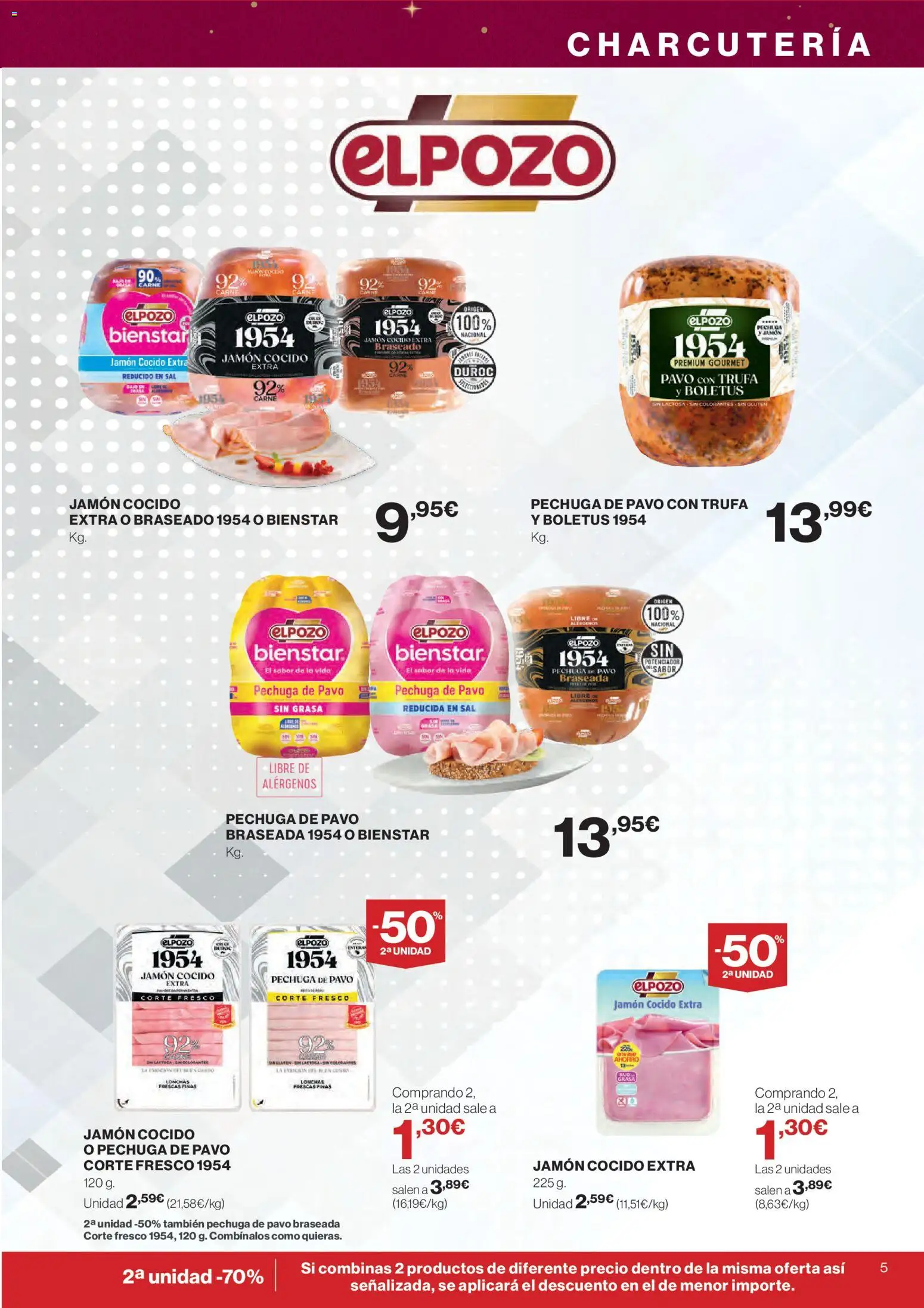 Supercor folleto │ válido desde el 20.11.2025 | Página: 5 | Productos: Jamón, Jamón cocido