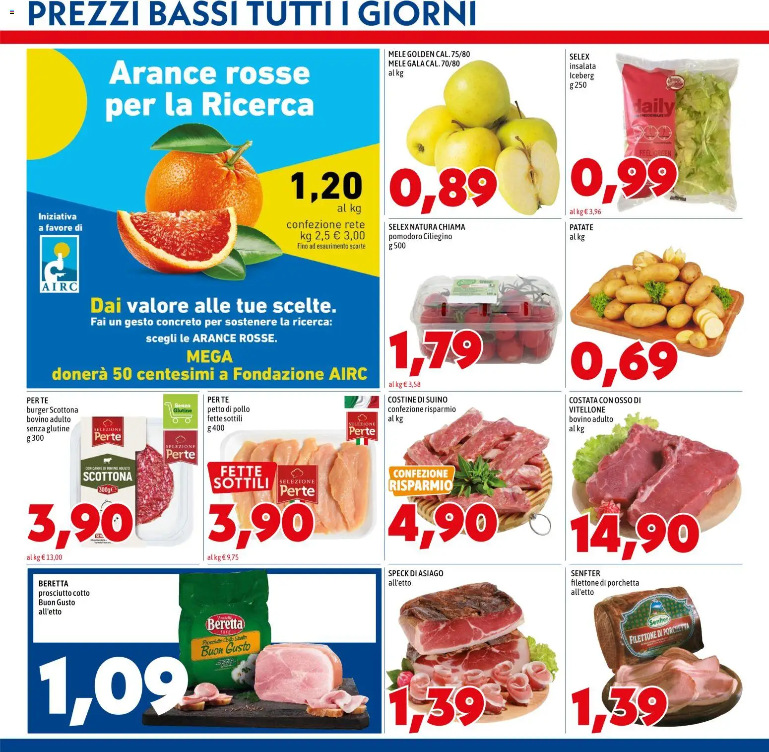 Volantino Mega del 12.02.2026 | Pagina: 3 | Prodotti: Bovino, Tè, Pomodoro, Prosciutto