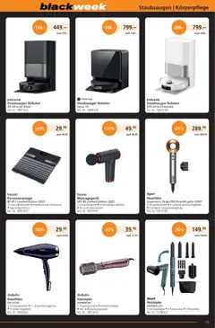Fust - Black Friday ab 25.11.2025 gültig | Seite: 19 | Produkte: Roboter, Massagegerät, Haarföhn, Dyson
