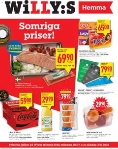 Willys - erbjudanden Hemma - Förhandsvisning av reklamblad från butik Willys aktuell från 28.07.2025
