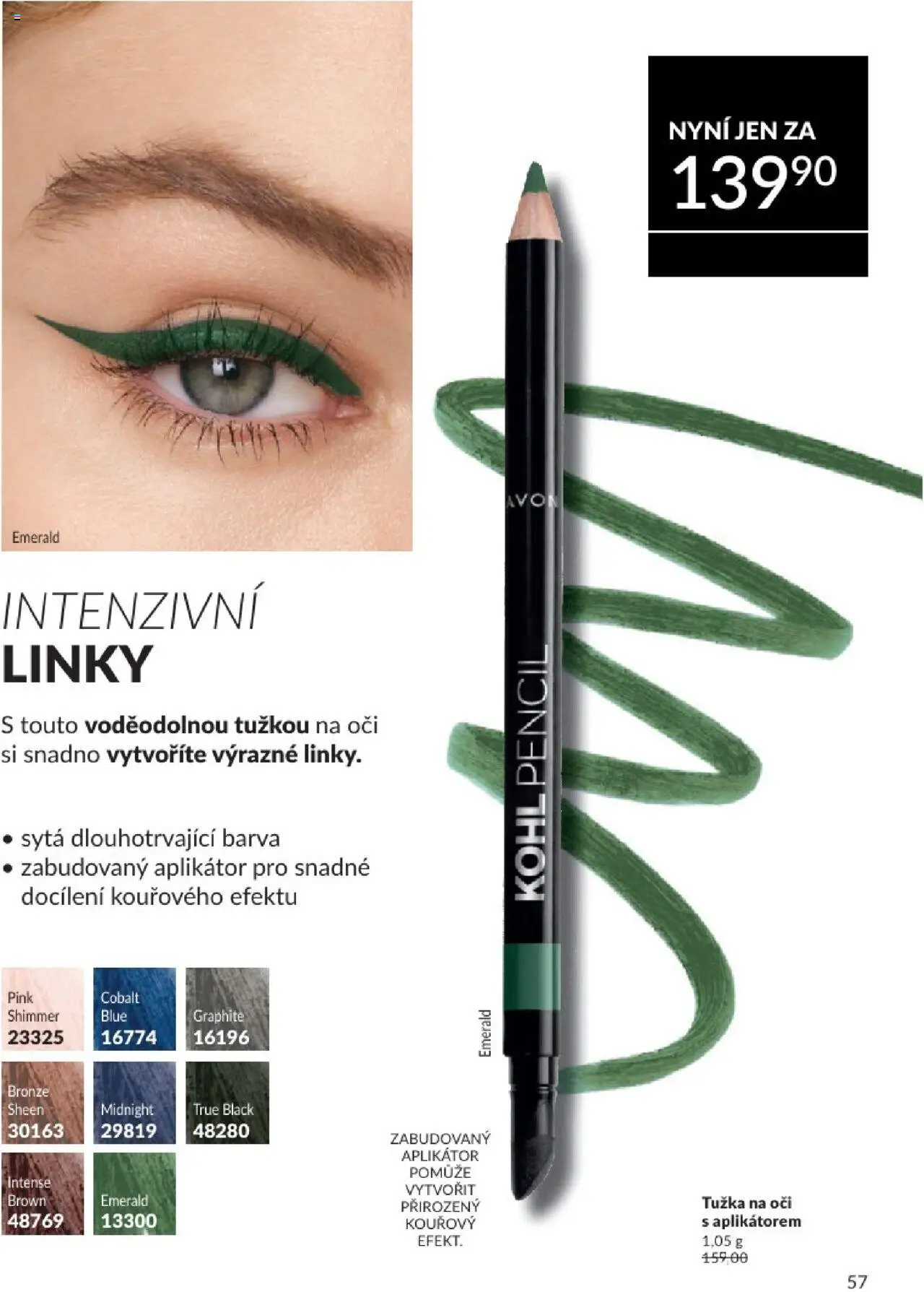 Avon katalog 6/2025 od 01.06.2025 | Strana: 57 | Produkty: Tužka, Tužka na oči
