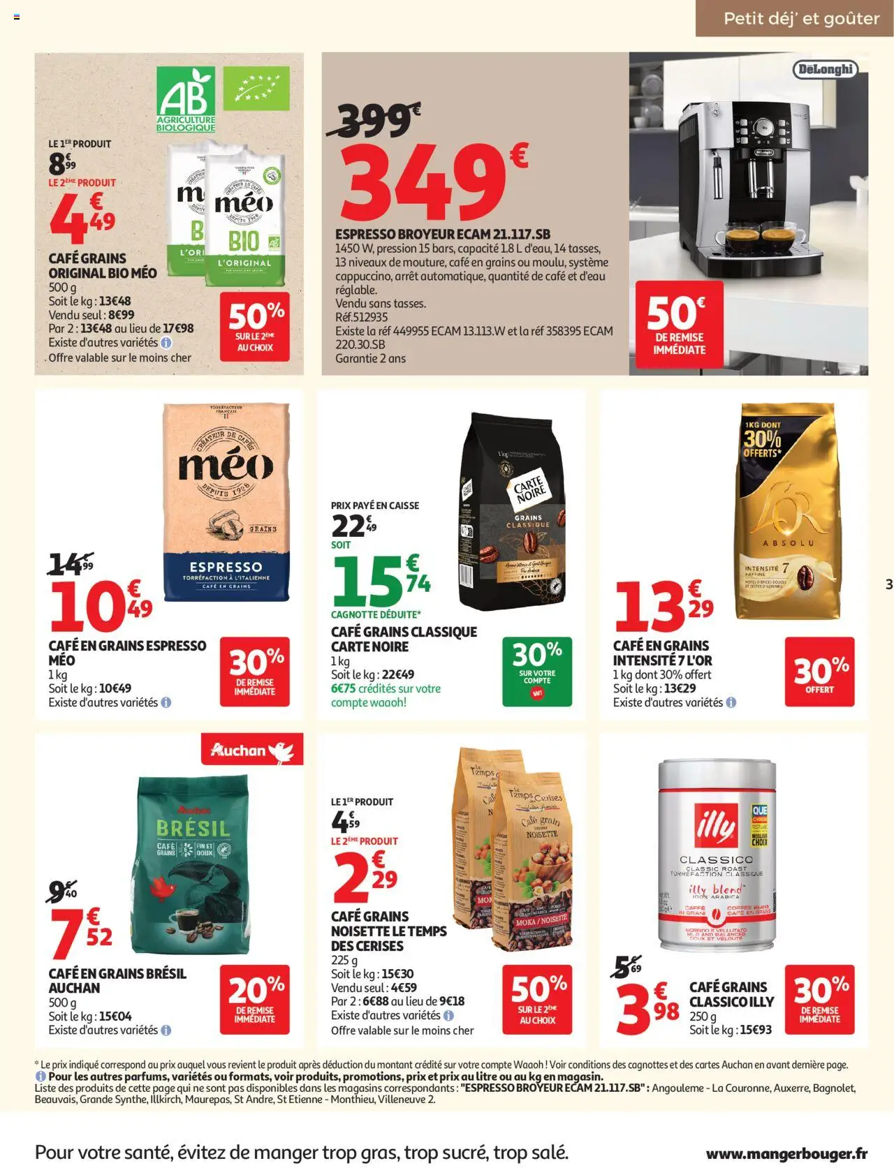 {H1} | Page: 3 | Produits: Cerises, Café en grains, Delonghi, Café
