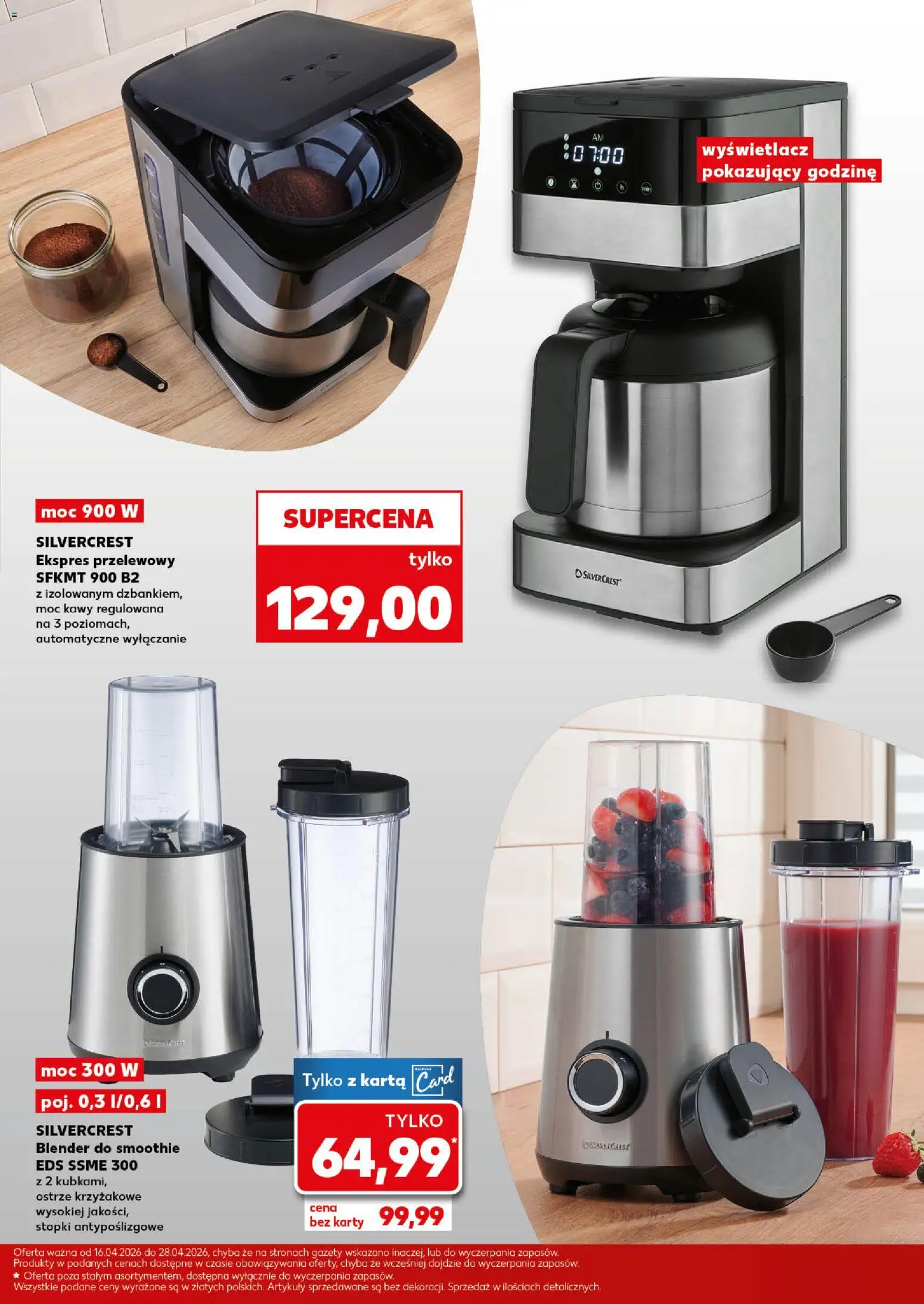 Kaufland Polsko leták - Złap okazje od 16.04.2026 | Strana: 3 | Produkty: Smoothie, Karty