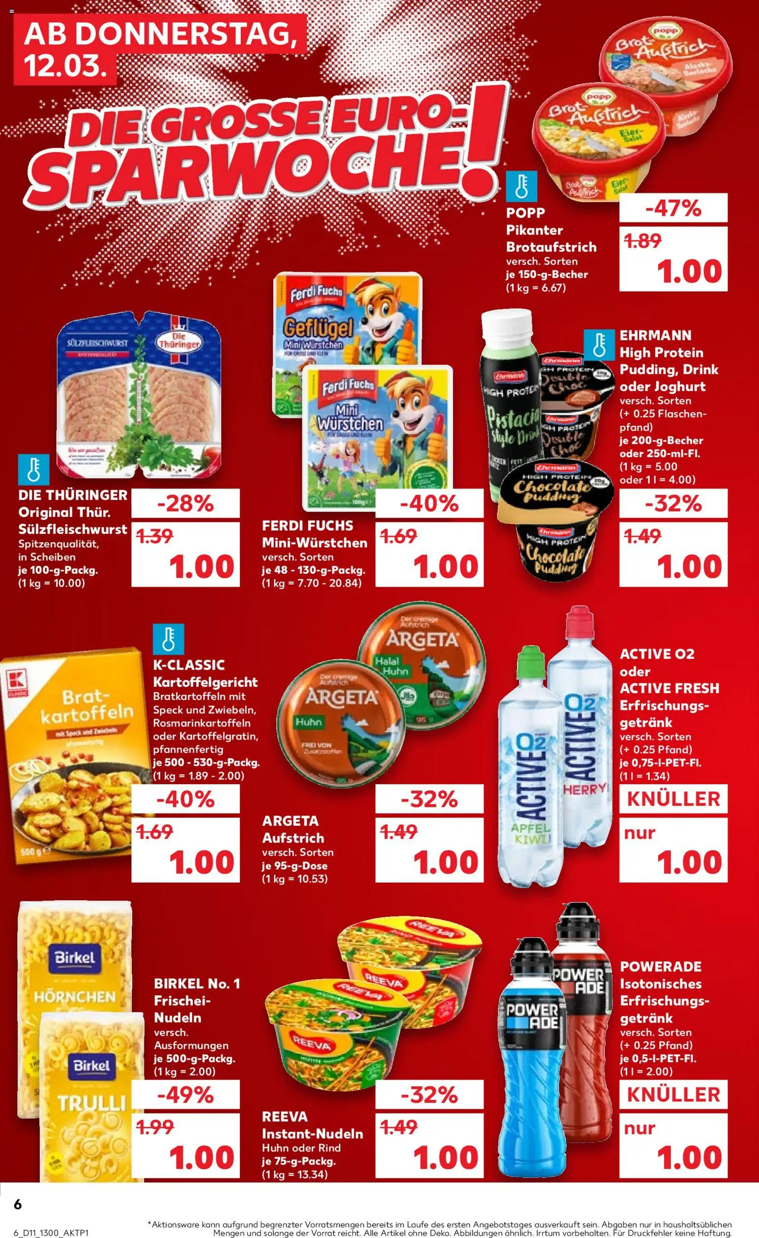 Kaufland Prospekt Köln	 – gültig ab 12.03.2026 | Seite: 6 | Produkte: Äpfel, Pudding, Brot, Nudeln