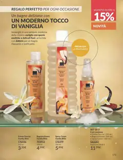 Anteprima del volantino Avon - Campagna 2/2026 valido a partire dal 01.02.2026 | Pagina: 173 | Prodotti: Bagnoschiuma, Spezie, Bagno, Fragranza