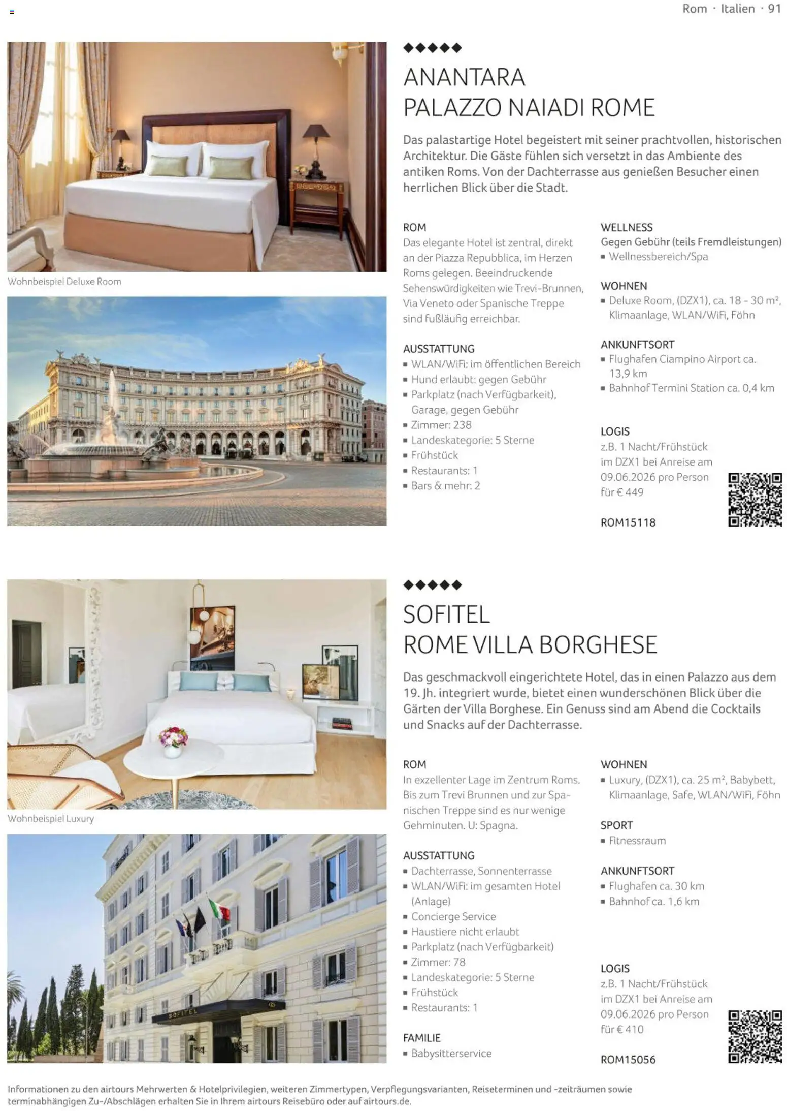 TUI airtours Katalog  Europareisen 2025/26 – gültig ab 01.11.2025 | Seite: 91 | Produkte: Föhn