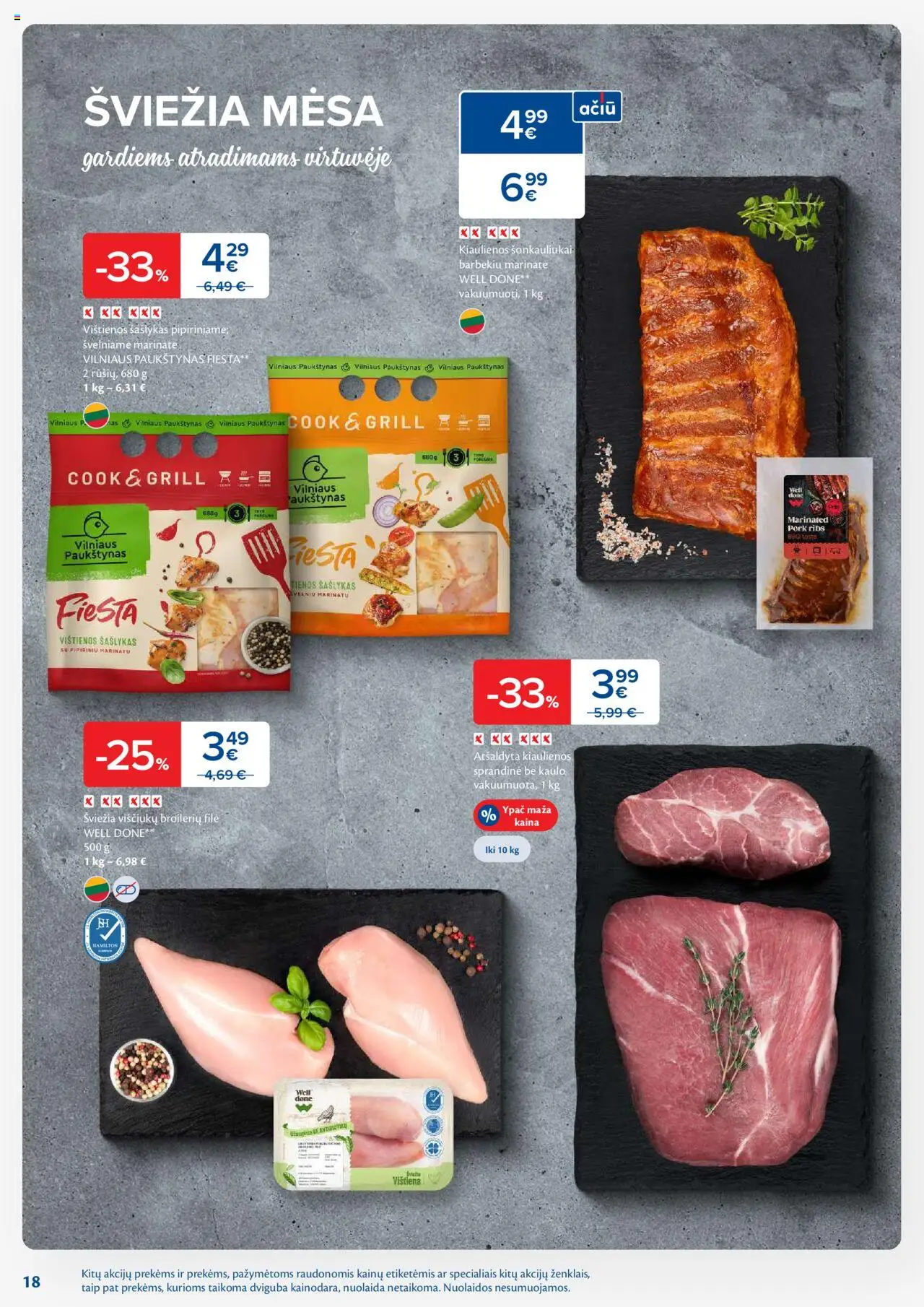 MAXIMA leidinys│galioja nuo 17.06.2025 | Puslapis: 18 | Prekių: Vištienos, Kiaulienos, Viščiukų, Vištiena
